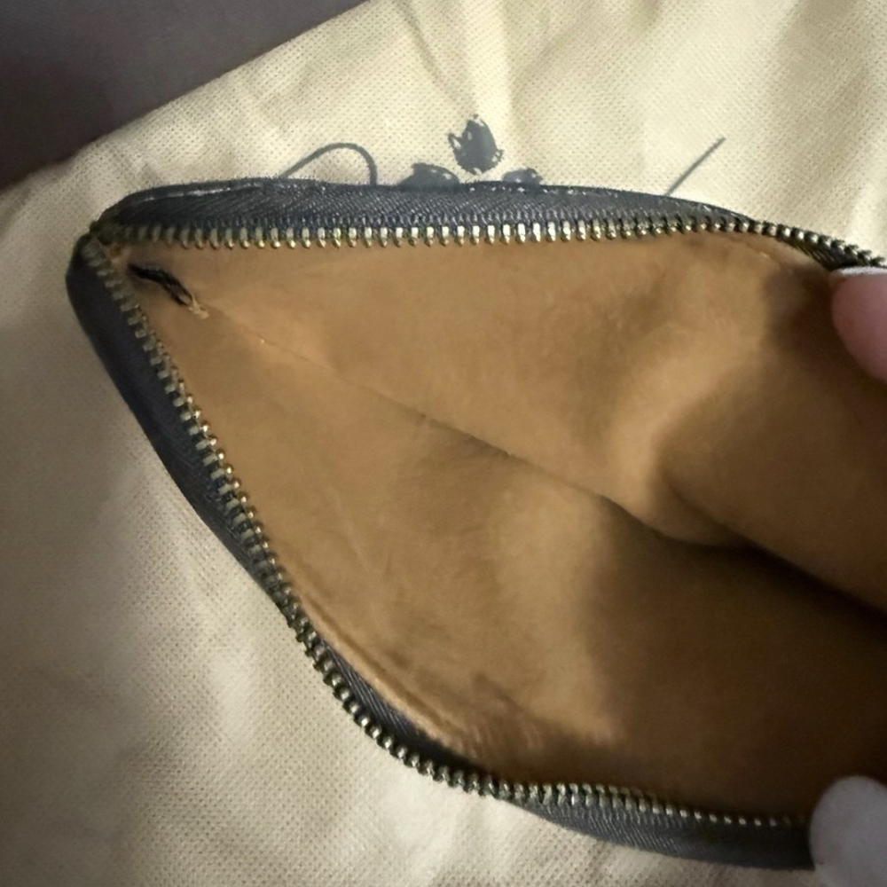 NWOT Patricia Nash Coral and Gold Floral Pouch Gorgeous - Picture 4 of 7